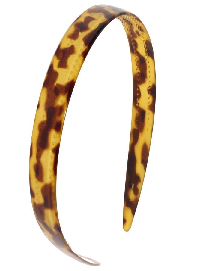 Parcelona French Wide 3/4" Celluloid Headband Women Hair Accessories, Made in France (Savana, 3/4") - Image 1